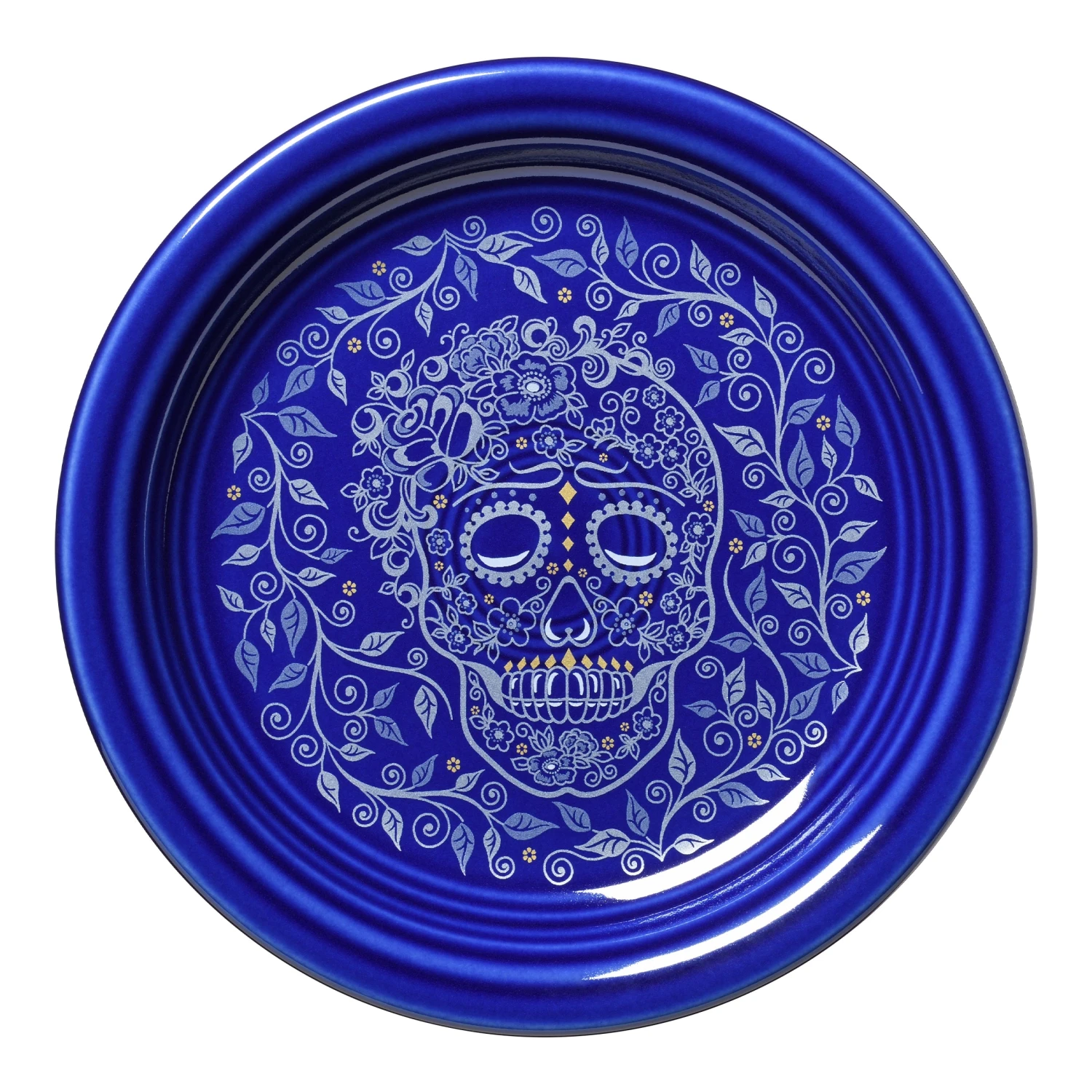 Fiesta SKULL AND VINE TWILIGHT Appetizer Plate 3 Fiesta SKULL AND VINE TWILIGHT Appetizer Plate