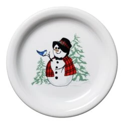 Fiesta Snowlady Appetizer Plate