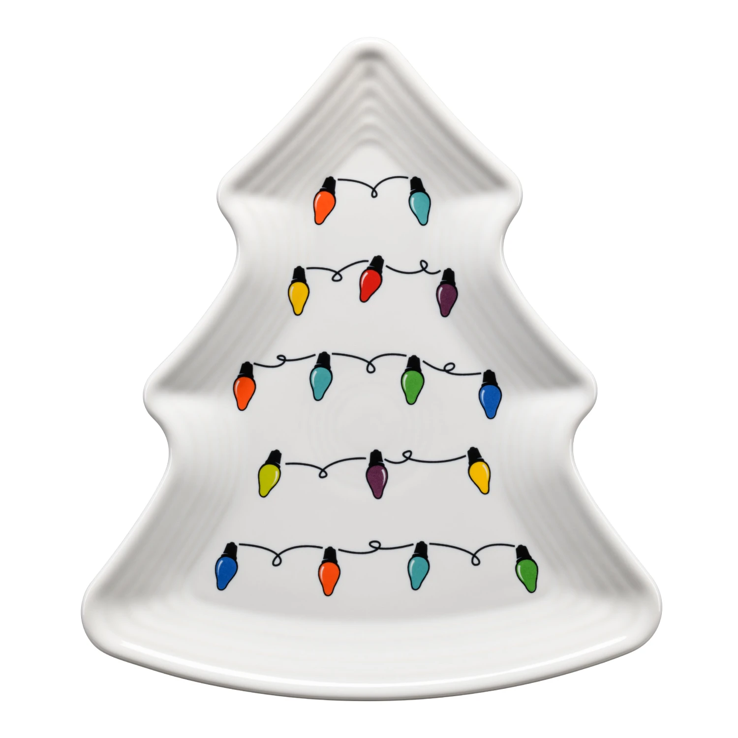 Fiesta Christmas Lights Tree Plate 3 Fiesta Christmas Lights Tree Plate
