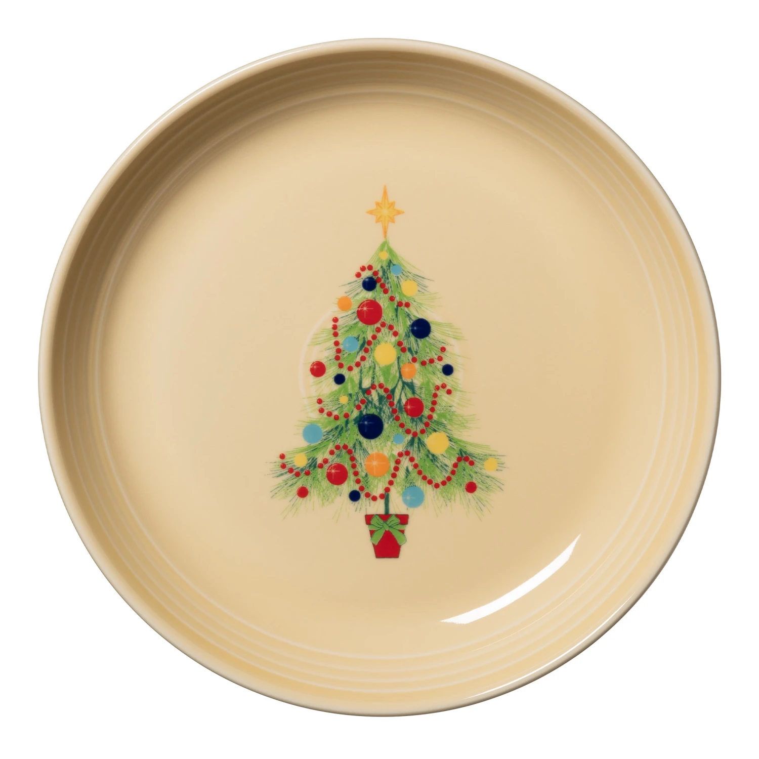 Fiesta Christmas Tree Luncheon Bowl Plate 3 Fiesta Christmas Tree Luncheon Bowl Plate