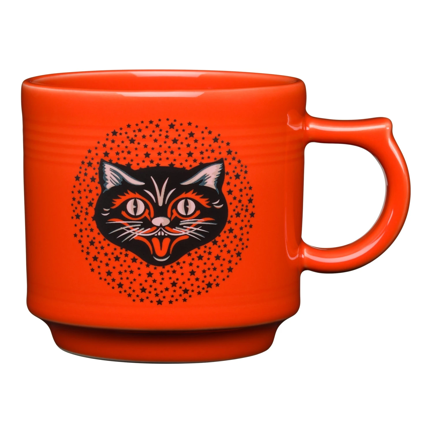 Fiesta Black Cat Stacking Mug 3 Fiesta Black Cat Stacking Mug