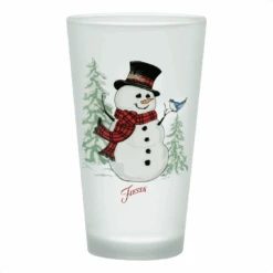 16 Oz. Fiesta® Snowman Frosted Cooler - Set Of 4