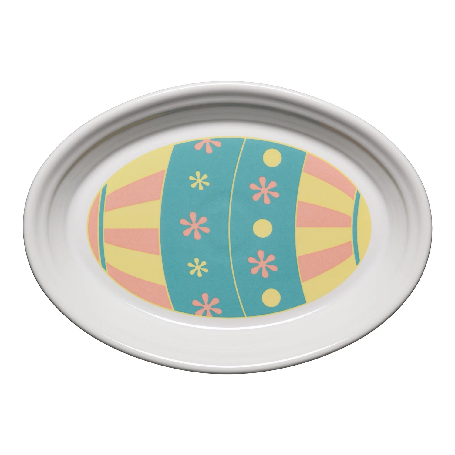 Fiesta Easter Egg Turquoise Small Oval Platter 3 Fiesta Easter Egg Turquoise Small Oval Platter