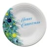 Fiesta Blue Christmas Tree Merry Christmas Luncheon Plate 2 Fiesta Blue Christmas Tree Merry Christmas Luncheon Plate -Fiesta 46542331