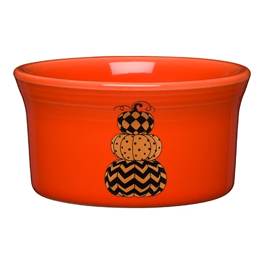 Fiesta Geo Pumpkins Ramekin 3 Fiesta Geo Pumpkins Ramekin