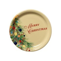 Fiesta Merry Christmas Bistro Buffet Plate