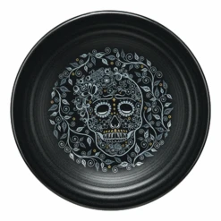 Fiesta Luncheon Plate SKULL AND VINE