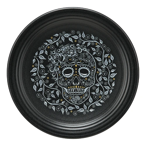 Fiesta Chop Plate SKULL AND VINE 3 Fiesta Chop Plate SKULL AND VINE