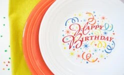 Fiesta Happy Birthday Luncheon Plate 9 Fiesta Happy Birthday Luncheon Plate -Fiesta HappyBirthday2